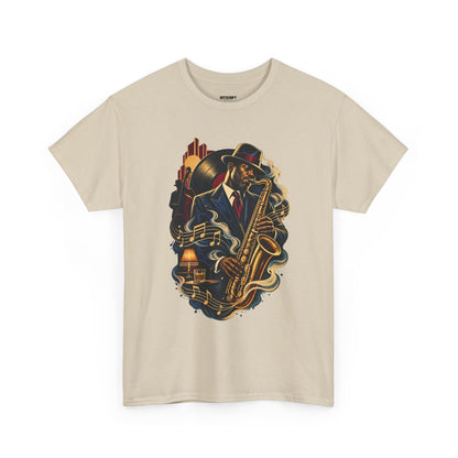 Saxophone Jazz Musician T-Shirt — Vintage Sax Player Tee