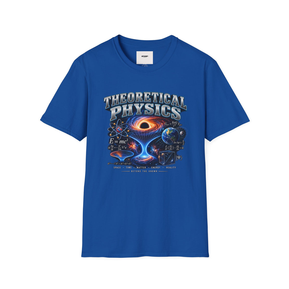 Theoretical Physics Graphic Tee — Science Galaxy Black Hole Design