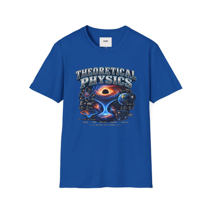 Theoretical Physics Graphic Tee — Science Galaxy Black Hole Design