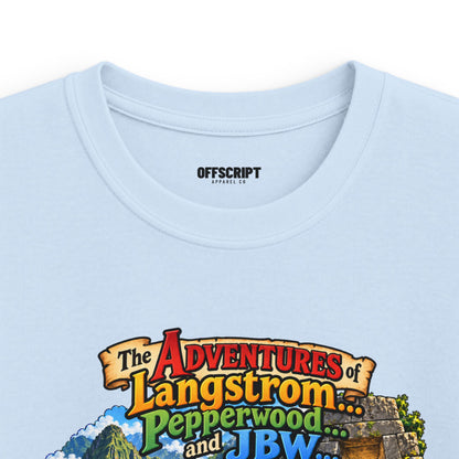 Kids Tee — "The Adventures of Langstrom, Pepperworth & JBW" Chapter One and a Half Illustration
