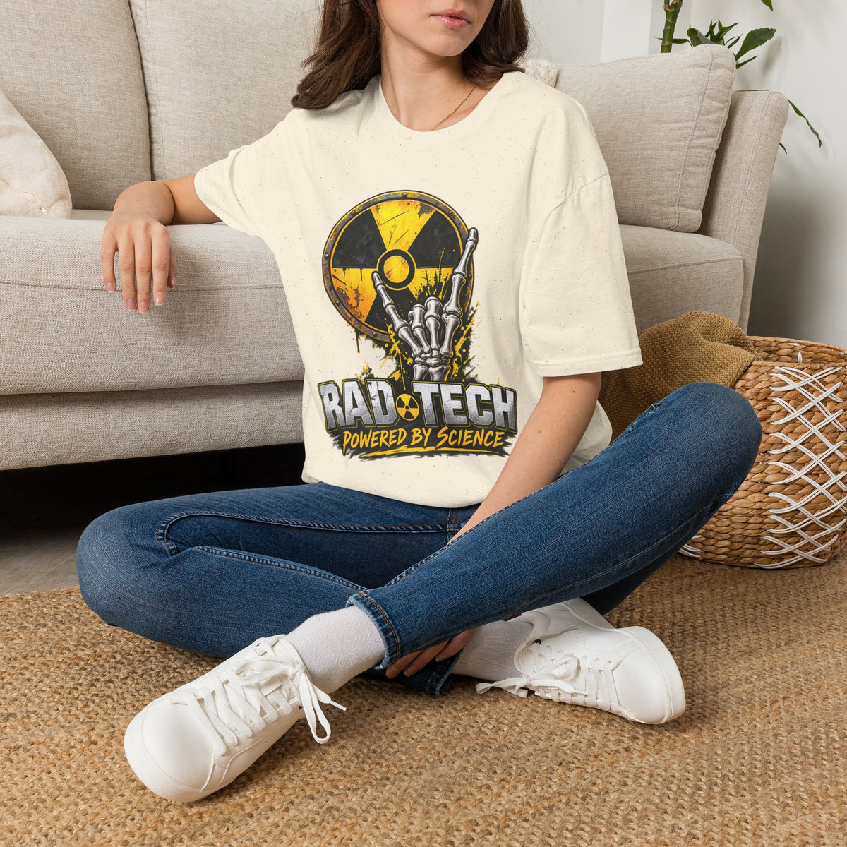 Bad Tech T-Shirt — Powered by Science Radioactive Logo Tee