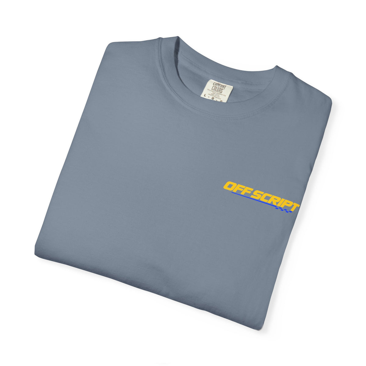 T-Shirt — Off Script Vinyl Graphic Tee: "Make Your Own Plans" Retro Racing Design