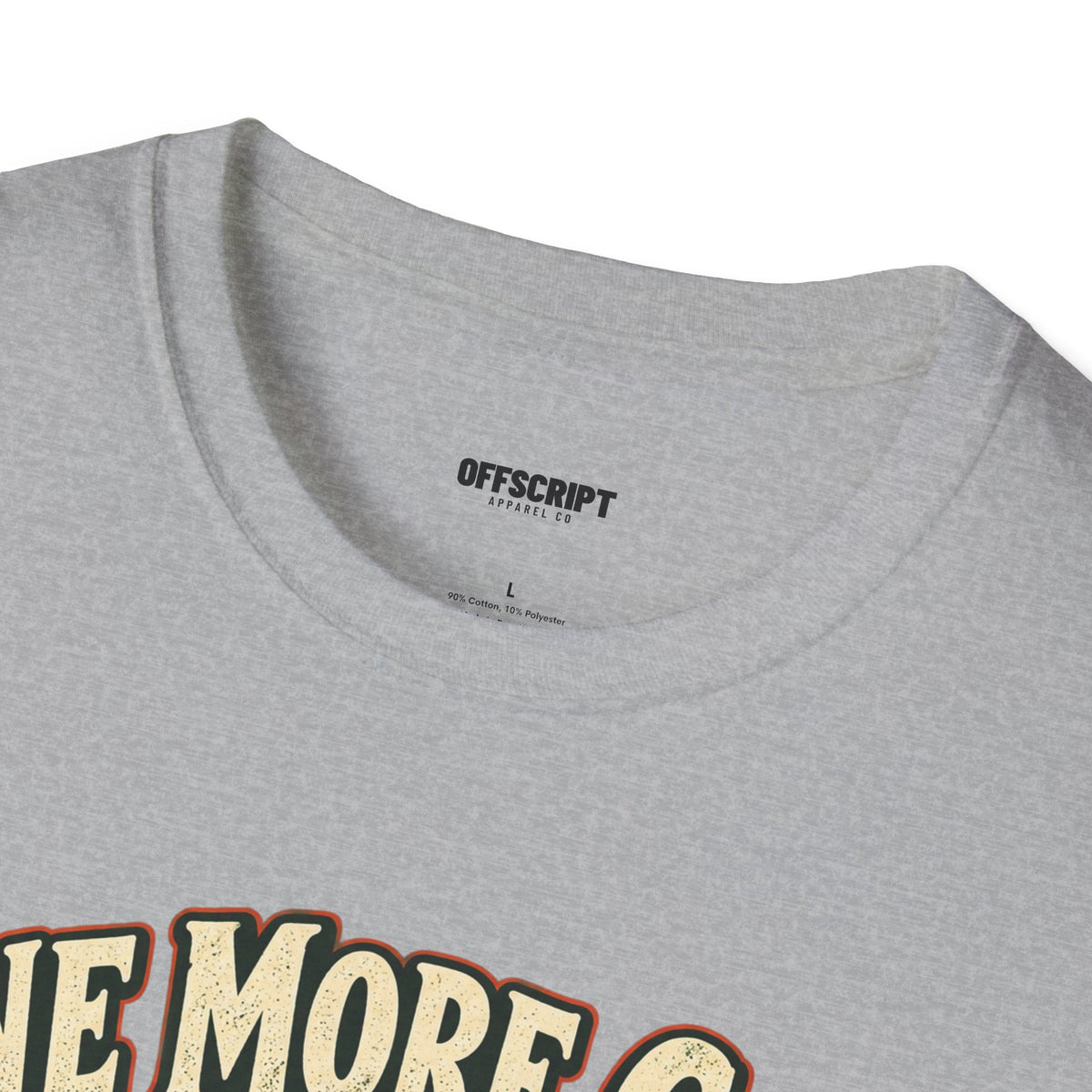 Fishing T-Shirt — "One More Cast" Bass Graphic Tee