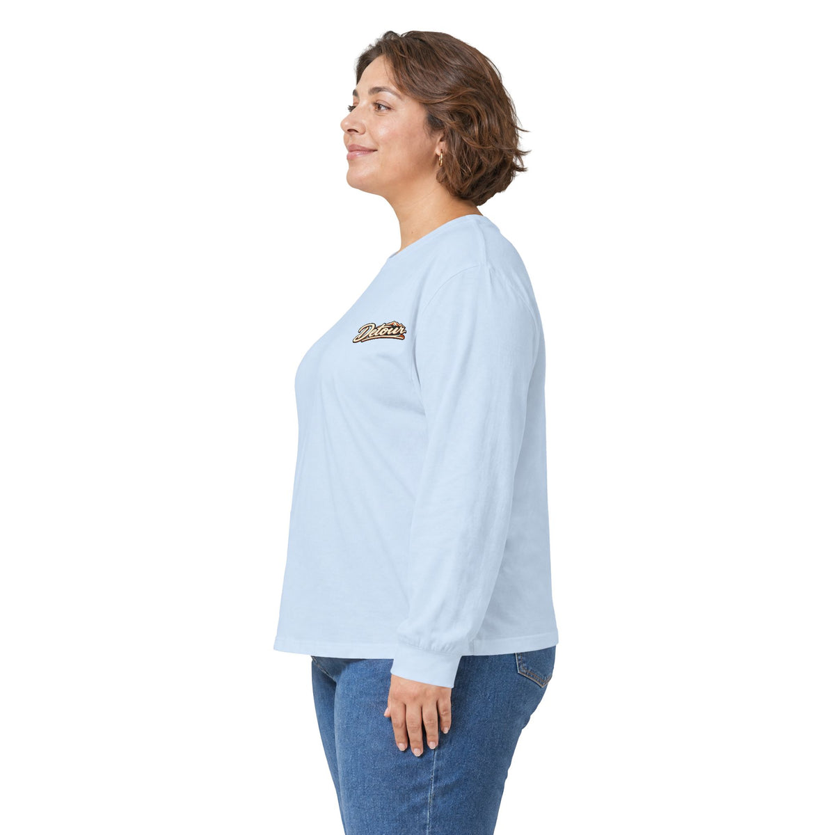 Detour Classic Car Long Sleeve Tee – 'Take The Long Way' Vintage Hot Rod Shirt