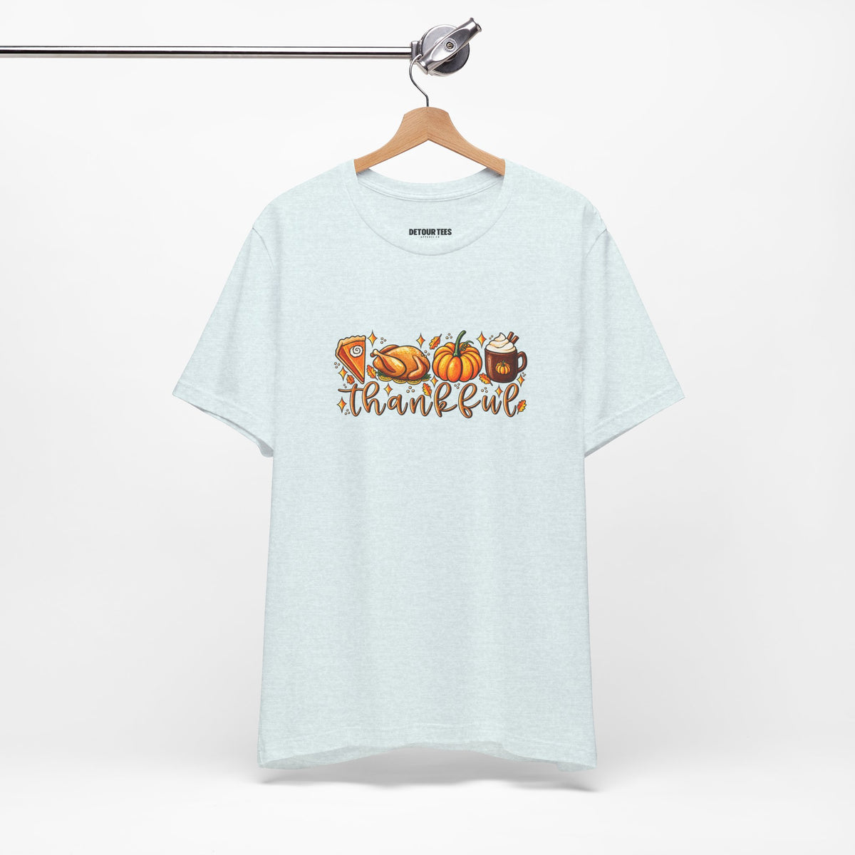 Thankful Harvest Tee — Thanksgiving Pumpkin & Pie Fall Shirt