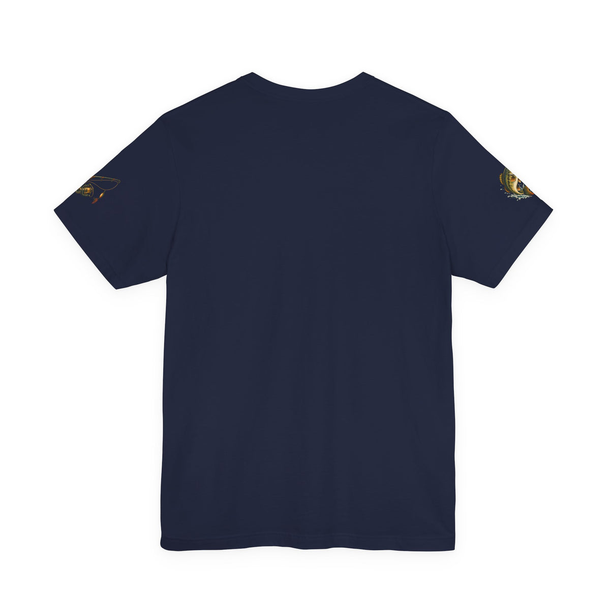 Sunset Lake Fishing T-Shirt — Mountain Boat Fishing Graphic Tee