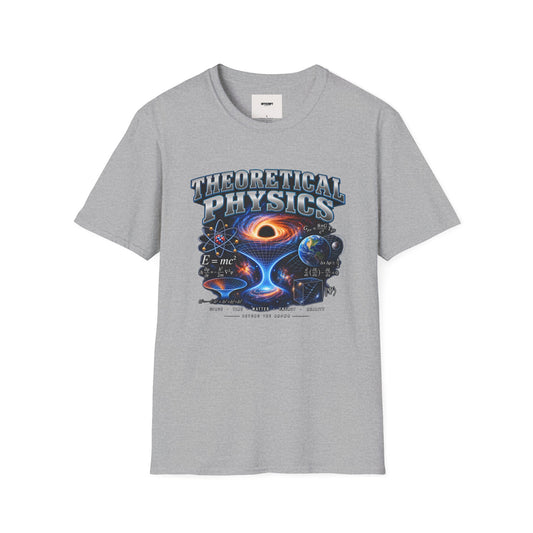 Theoretical Physics Graphic Tee — Science Galaxy Black Hole Design