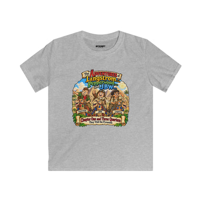 Kids Adventure T‑Shirt — "The Adventures of Langstrom & Pepperwood" Fantasy Design