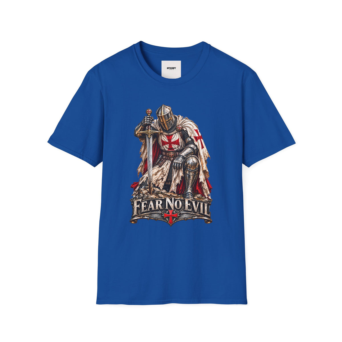 Knight T-Shirt — Fear No Evil Crusader Graphic Tee