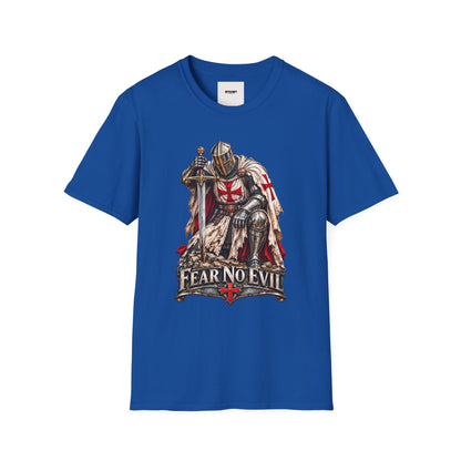 Knight T-Shirt — Fear No Evil Crusader Graphic Tee