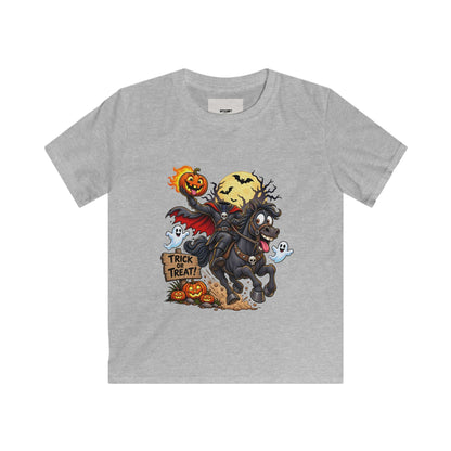 Kids Halloween Tee — Headless Horseman Trick or Treat Shirt for Children