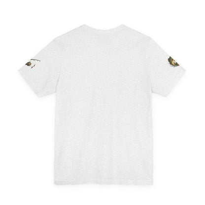 Sunset Lake Fishing T-Shirt — Mountain Boat Fishing Graphic Tee