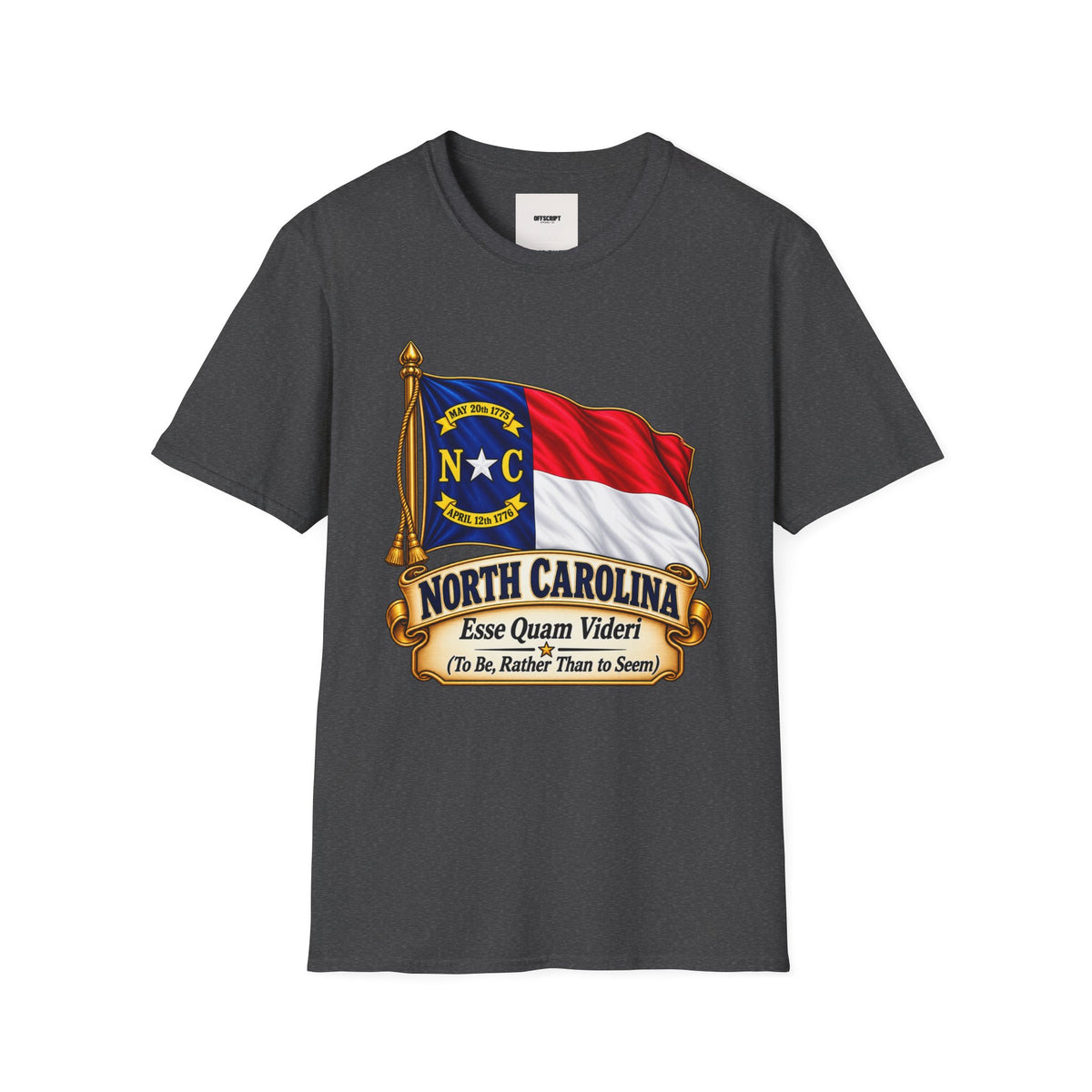 North Carolina Flag T-Shirt — State Pride NC Tee