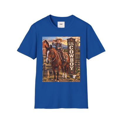 Kid's 'Lil Cowboy' T-Shirt — Cute Western Horse & Ranch Graphic
