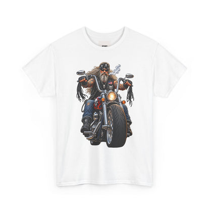 Biker Motorcycle Rider Graphic Tee — Vintage Road Rebel T‑Shirt