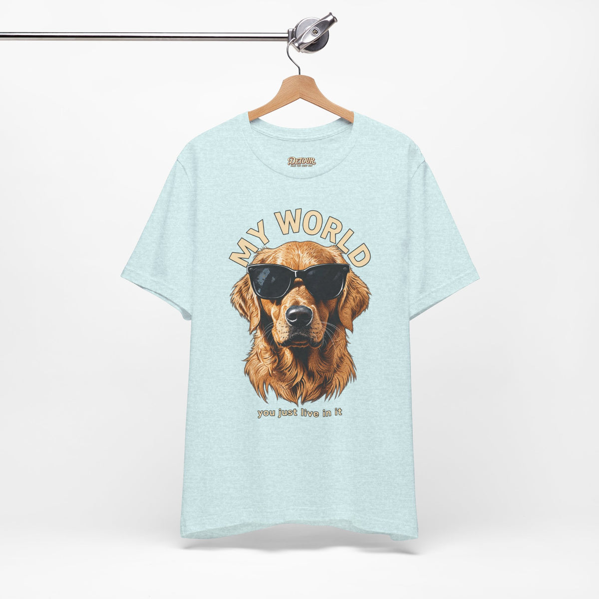 My World Golden Retriever Sunglasses T-Shirt