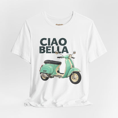 Ciao Bella Vespa Scooter Graphic T-Shirt
