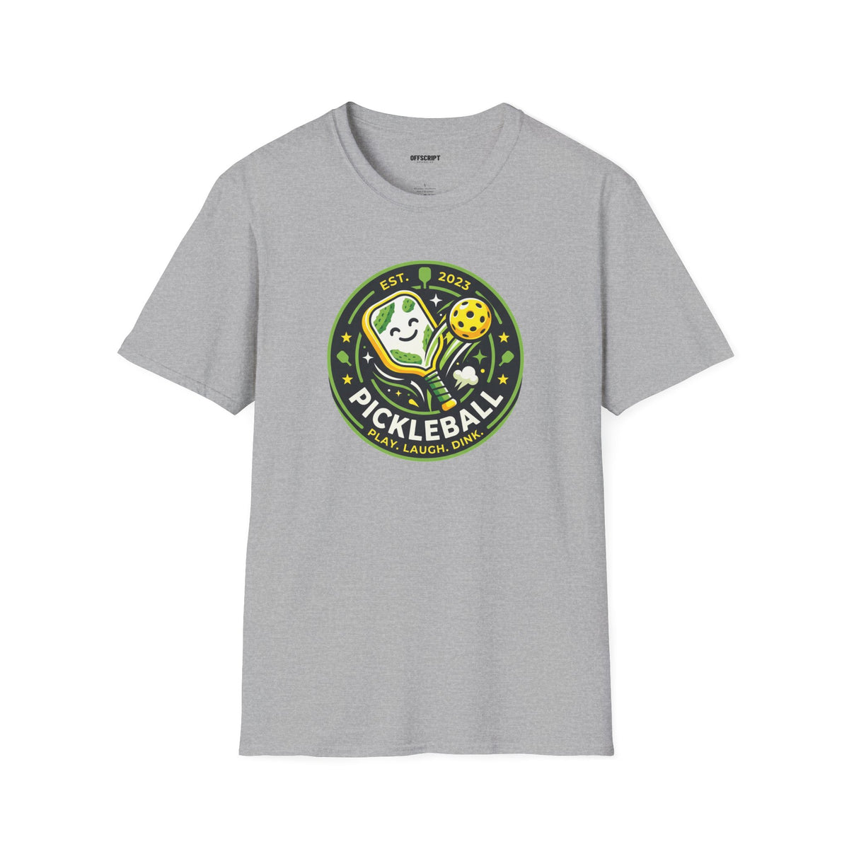 Pickleball Retro Crest T-Shirt — 'Pickleball' Vintage Logo Tee