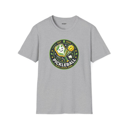 Pickleball Retro Crest T-Shirt — 'Pickleball' Vintage Logo Tee
