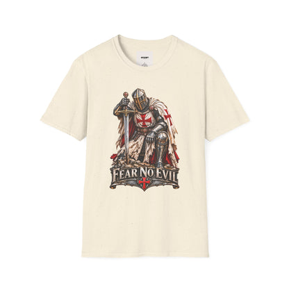 Knight T-Shirt — Fear No Evil Crusader Graphic Tee