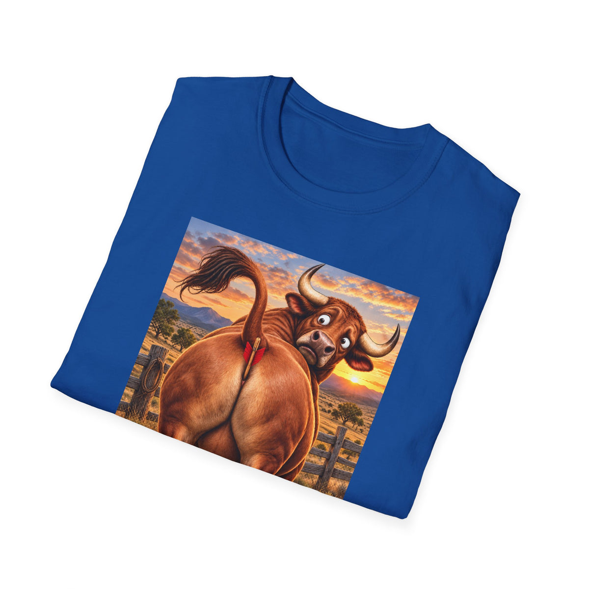 Bullseye Bull Cartoon T-Shirt
