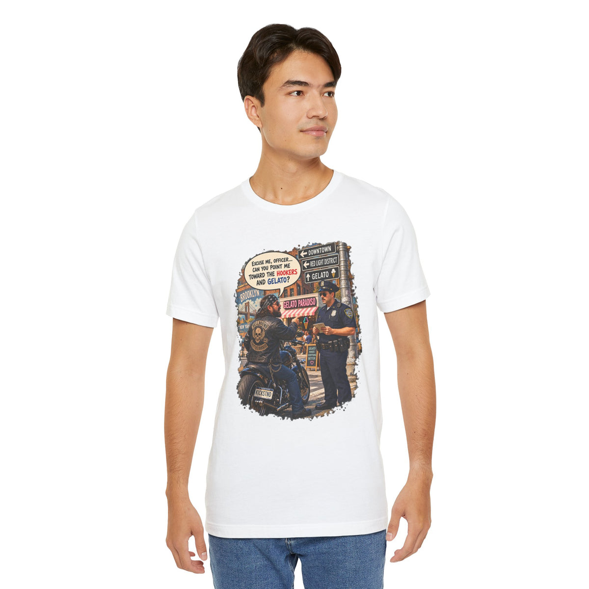 Motorcycle Rider Vintage Graphic Tee