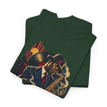 Saxophone Jazz Musician T-Shirt — Vintage Sax Player Tee