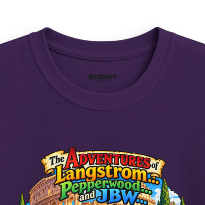 Kids Tee — 'The Adventures of Langstrom & Pepperwood' Illustrated Storybook Design