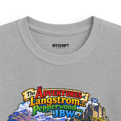 Kids Adventure Tee — 'The Adventures of Langstrom & Pepperwood' Illustrated Storybook Shirt