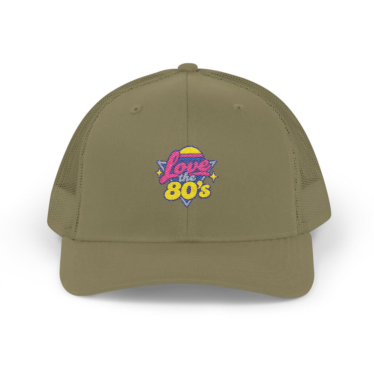 80s Retro Trucker Cap — ‘Love the 80s’ Vintage Neon Snapback