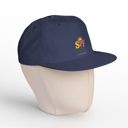 SPF IDGAF Surf Cap | Retro Sun Typography Hat