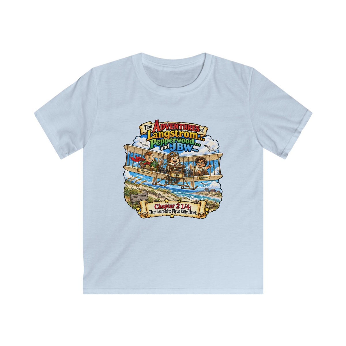 Kids Adventure Tee — Langstrom's Pepperwood J.B.W.S. Vintage Nature Graphic