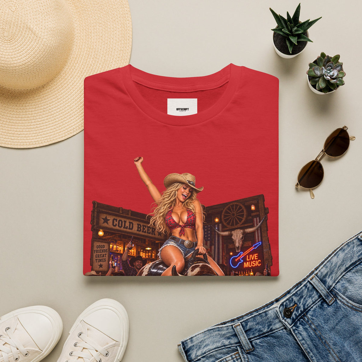 Honky Tonk Women T-Shirt — Retro Cowgirl Rodeo Graphic Tee