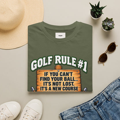 Golf Rule #1 T-Shirt — If You Can’t Find Your Ball Funny Golf Shirt