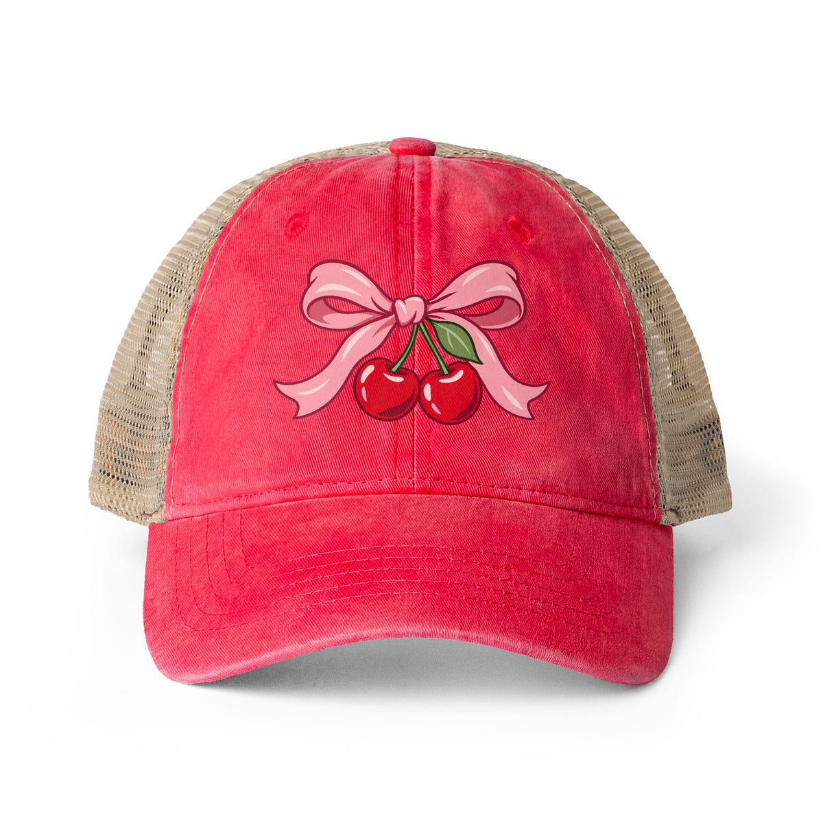 Women's Washed Mesh-Back Cap
