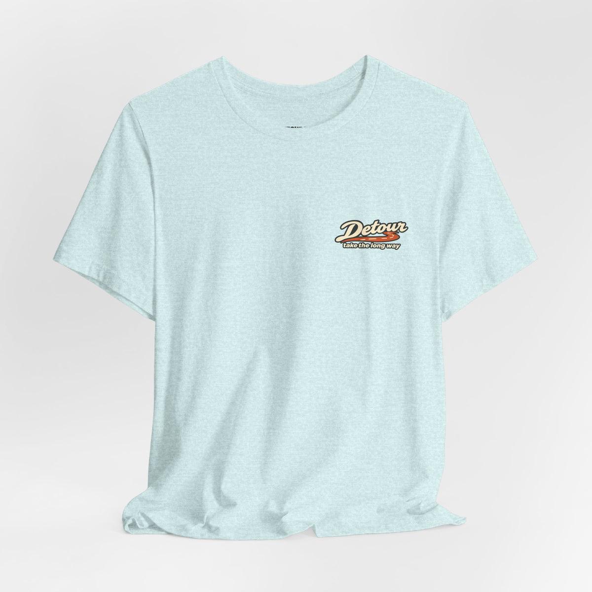 Detour Take the Long Way Road Trip Graphic T-Shirt