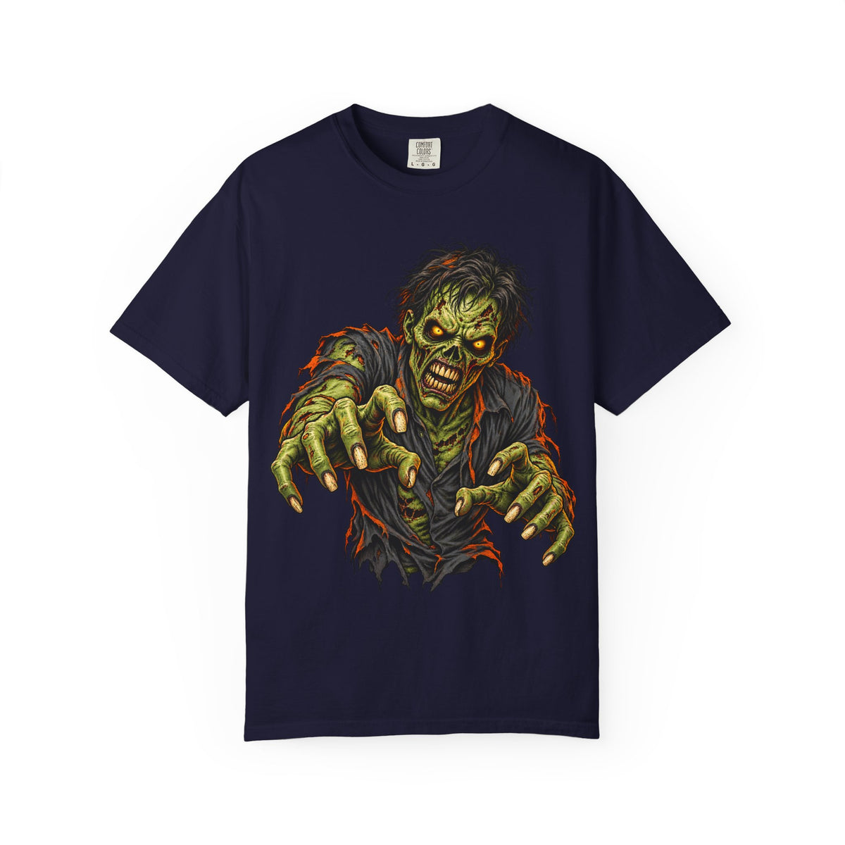 Zombie Attack T‑Shirt — Graphic Horror Tee for Halloween & Horror Fans