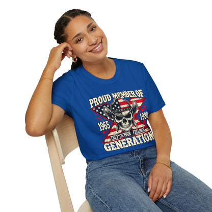 Proud Member of the 1965–1980 Generation Graphic T-Shirt