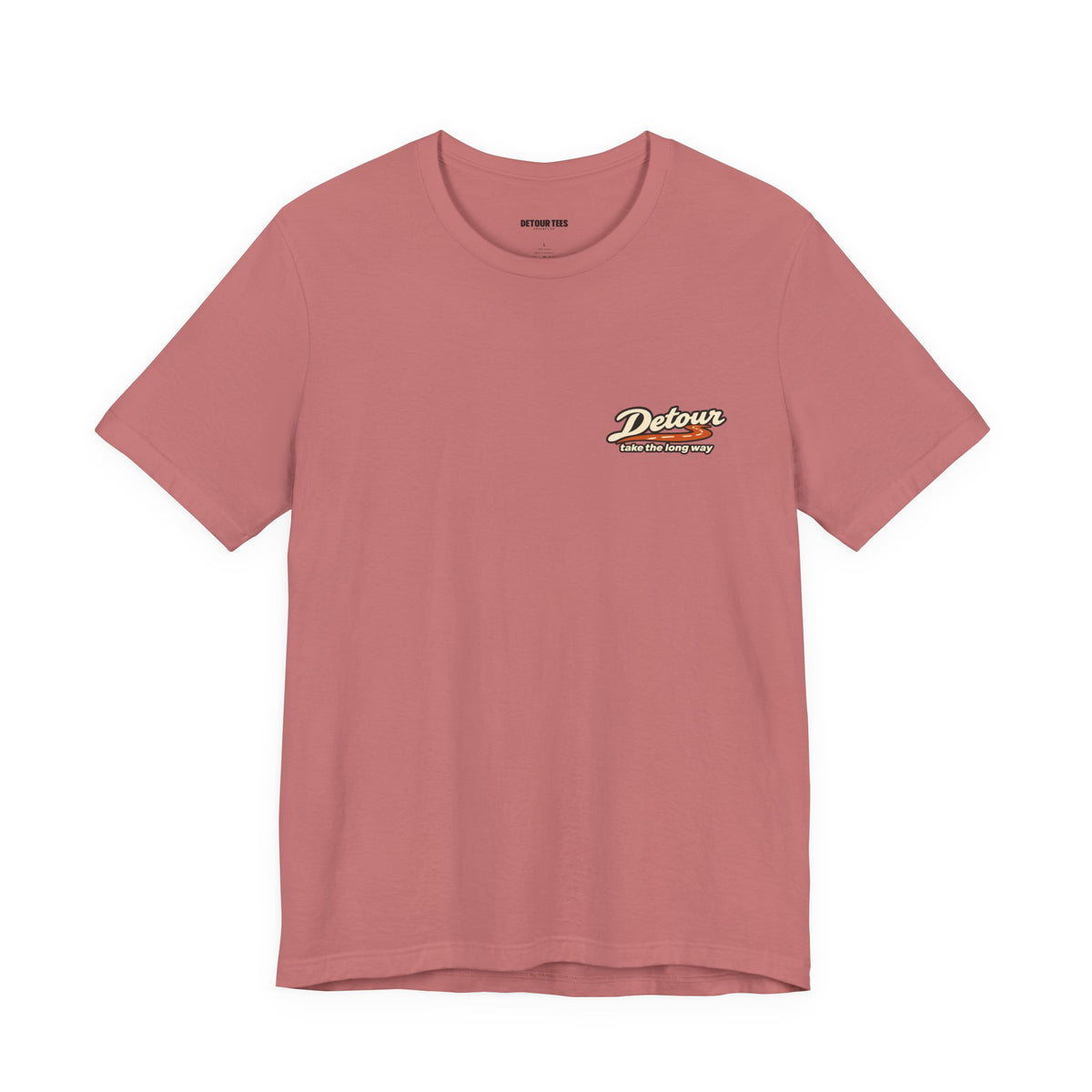 Detour Take the Long Way Road Trip Graphic T-Shirt
