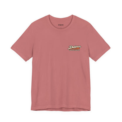 Detour Take the Long Way Road Trip Graphic T-Shirt