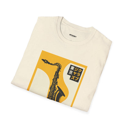 Tokyo Jazz Club Saxophone Poster T-Shirt