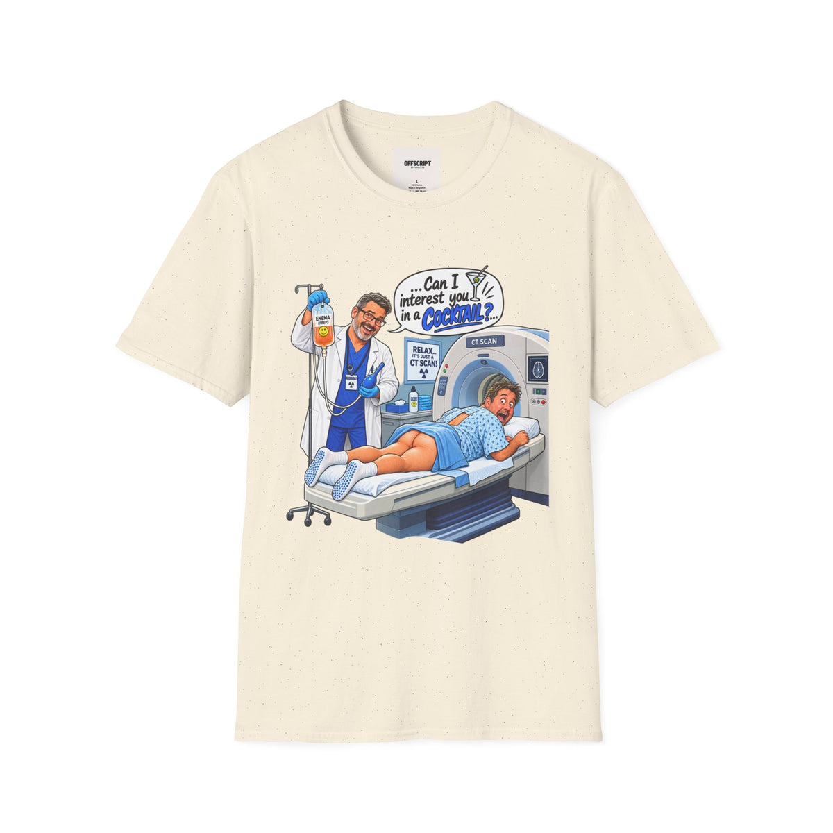 CT Tech T-Shirt — Funny ‘Can I Interest You in a Cocktail?’ Radiology Shirt