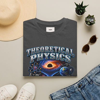 Theoretical Physics Graphic Tee — Science Galaxy Black Hole Design