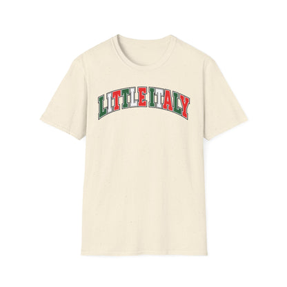 Little Italy T‑Shirt — Italian Flag Arch Graphic Tee