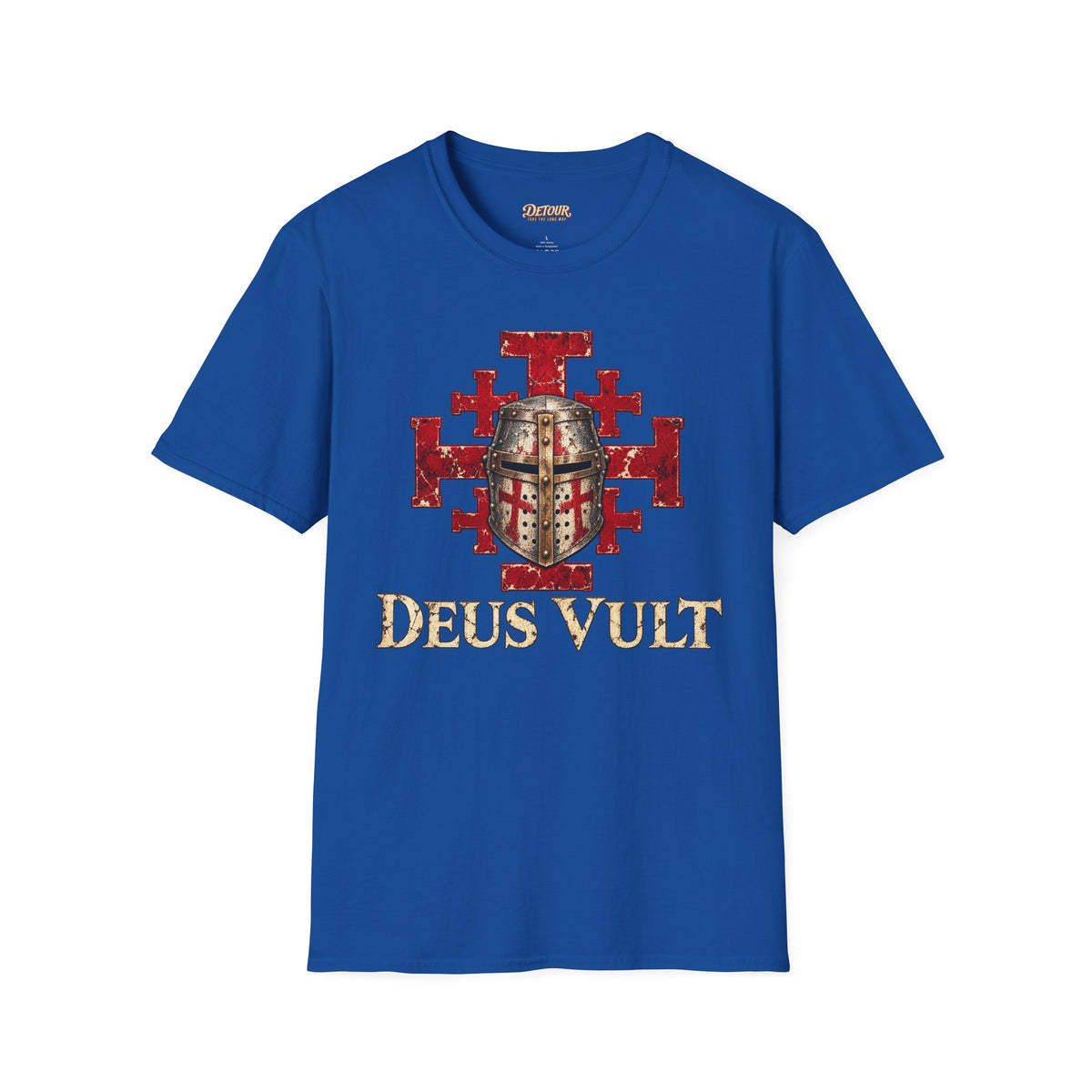 Deus Vult Crusader Shield T-Shirt