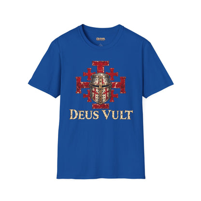 Deus Vult Crusader Shield T-Shirt