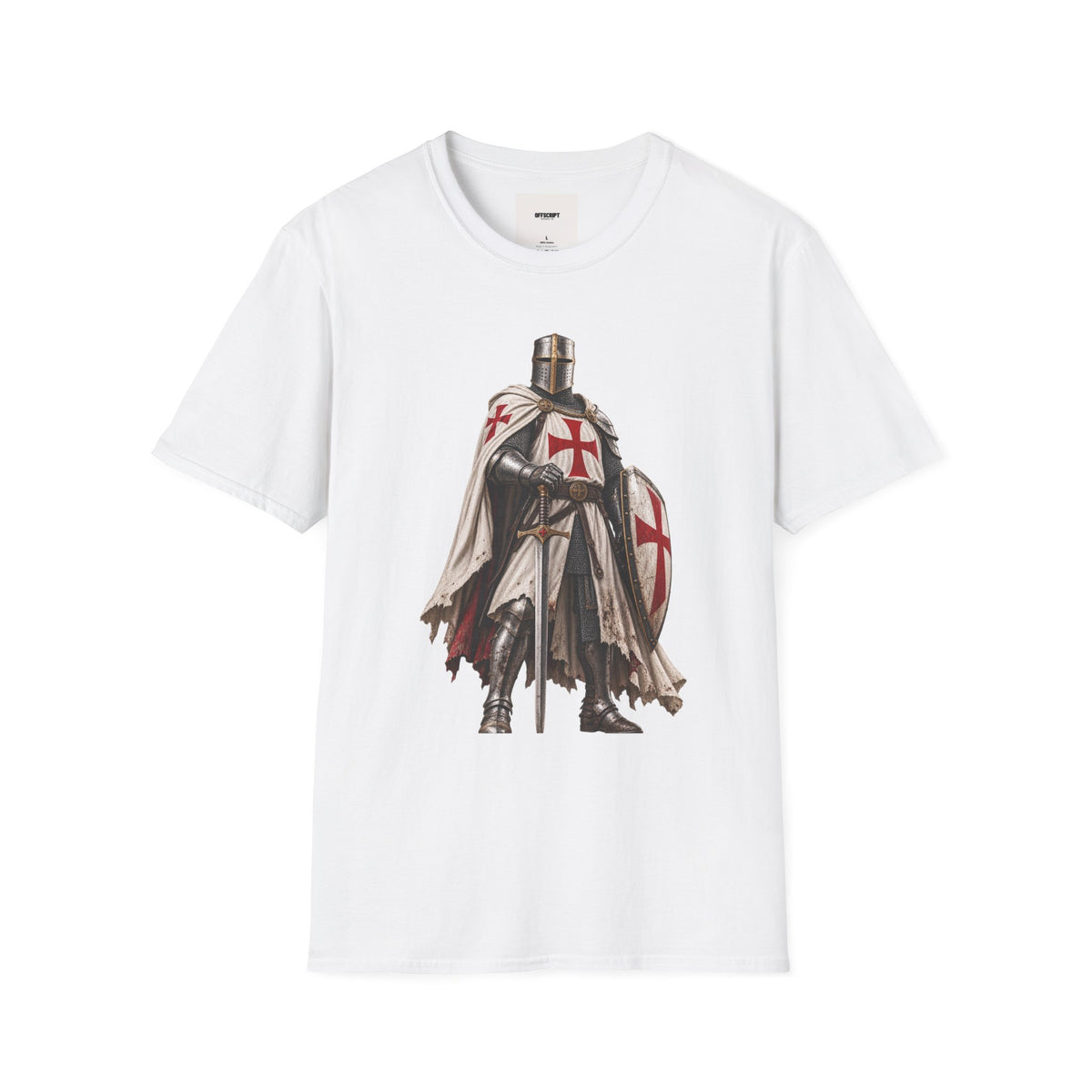 Crusader Knight T‑Shirt — Medieval Templar Armor Graphic Tee (Copy)