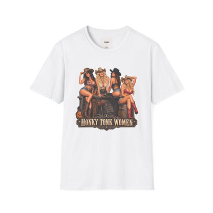 Honky Tonk Women Country Cowgirl T-Shirt
