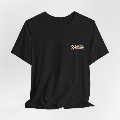 Detour Graphic Tee — 'Detour: Take the Long Way' Vintage Road Trip T‑Shirt