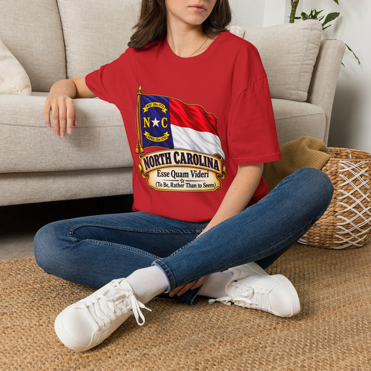 North Carolina Flag T-Shirt — State Pride NC Tee
